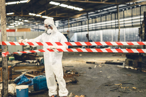 Professional Hoarding Cleanup technician working in Clarksburg, CA